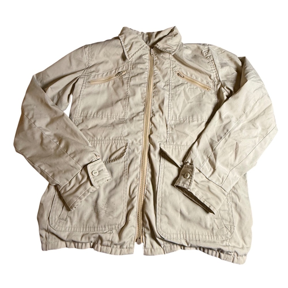 Vintage Cooper Sportswear Khaki Utility Jacket Field Safari Coat Men's 40 M Tan